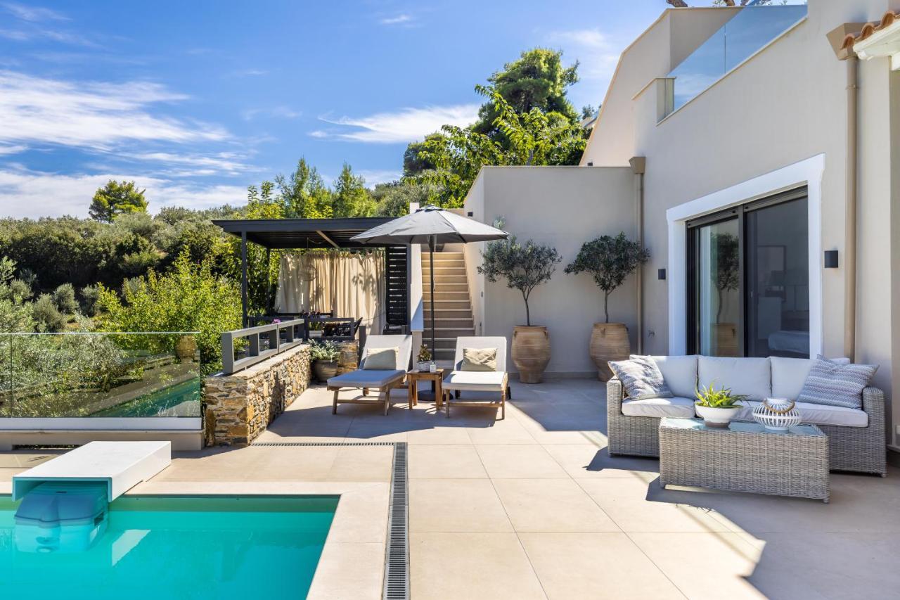 Villa Politimi Luxury Retreat Skopelos Town Bagian luar foto