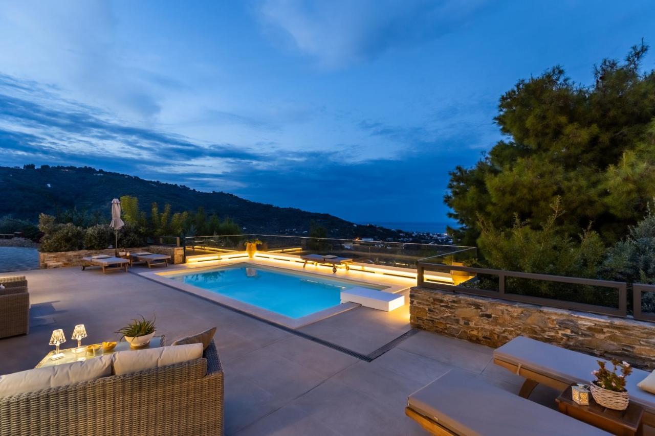 Villa Politimi Luxury Retreat Skopelos Town Bagian luar foto