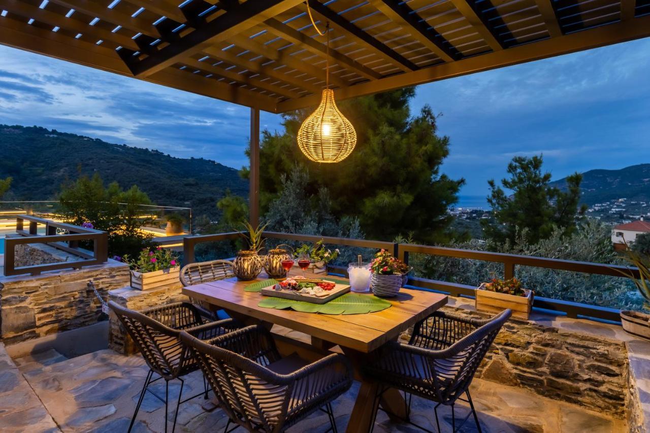 Villa Politimi Luxury Retreat Skopelos Town Bagian luar foto