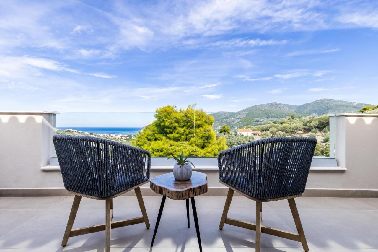Villa Politimi Luxury Retreat Skopelos Town Bagian luar foto